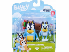 Tm Toys Bluey Figures 2pack Skateboarding