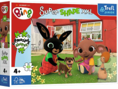 Trefl Puzzle 60 dílků XXL Super Shape Hra se psem, Bing