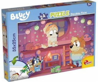 Lisciani Oboustranné puzzle 24 dílků Bluey