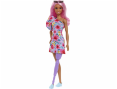 Mattel Šaty/protéza nohy pro panenky Barbie Fashionistas na jedno rameno