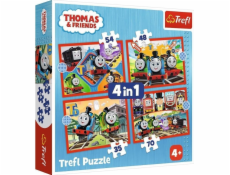 Trefl Puzzle 4v1 Úžasný Tomáš, Tomáš a přátelé