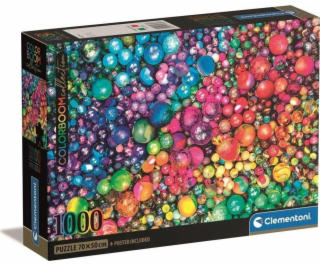 Clementoni Puzzle 1000 dílků Kompaktní kuličky Colorboom