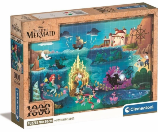 Clementoni Puzzle 1000 dílků Kompaktní mapy Disney Malá m...