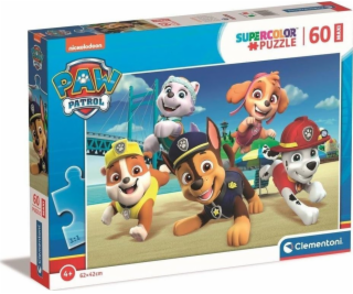 Clementoni Puzzle 60 dílků Maxi Super Color Tlapková patrola