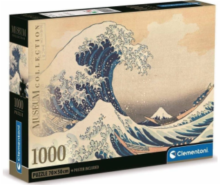 Clementoni 1000dílné puzzle Hokusai: La Grande Onda