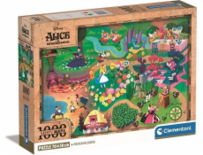 Clementoni Puzzle 1000 dílků Kompaktní Disney Maps Alice
