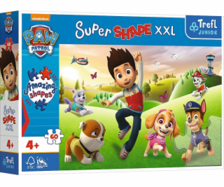 Trefl Puzzle 60 dílků XXL Super Shape Usměvaví psi Tlapko...