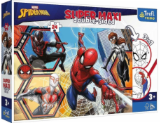 Trefl Puzzle 24 dílků SUPER MAXI Spiderman jde do akce