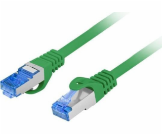 Lanberg Patchcord kat.6a S/FTP LszH CCA 0,25m zelený, fluke