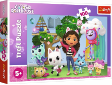 Trefl Gabiin kočičí dům puzzle 100 dílků