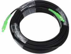Extralink Patchcord SC/APC-SC/APC SM G.657A2 SIMPLEX 50m plochý