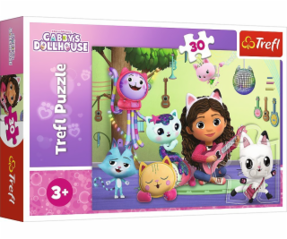 Trefl Gabi a její krásný dům, Gabiin kočičí dům, puzzle s...