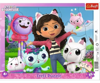 Trefl 25dílné puzzle s rámečkem - Seznamte se s Gabi