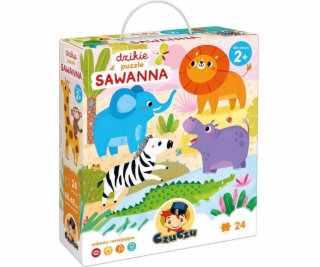 CzuCzu 24dílné puzzle Divoká savana