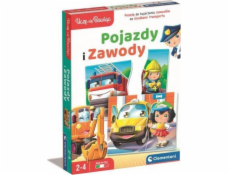 Clementoni Hádanky s vozidly a profesemi