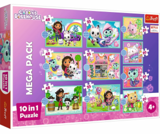 Trefl 10v1 Puzzle Ve světě Gabi Gabby Dollhouse