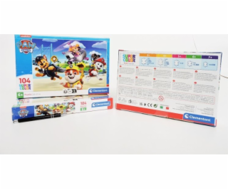 Clementoni Puzzle Tlapková patrola 104 dílků
