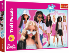 Trefl Puzzle 160 dílků Barbie a její svět
