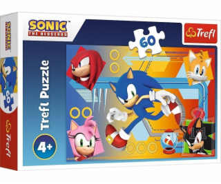 Trefl Puzzle 60 dílků Sonic v akci