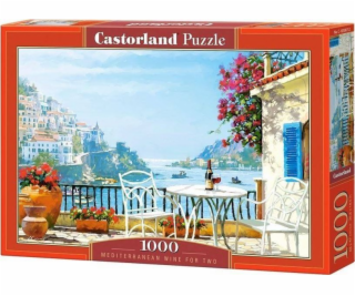 Castor Puzzle 1000 dílků Středomořské víno pro dva