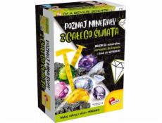 Lisciani Vědecká sada Jsem génius Objevte minerály z celého světa