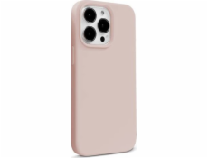CRONG Barevný magnetický kryt pro iPhone 14 Pro, pískově růžový