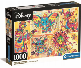 Clementoni Puzzle 1000 dílků Kompaktní Disney Classic