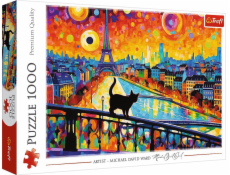 Trefl Puzzle 1000 dílků Kočky v Paříži