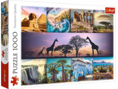 Trefl Puzzle 1000 dílků Koláž Afrika