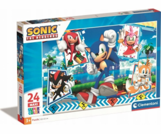 Clementoni Puzzle 24 dílků Maxi Sonic