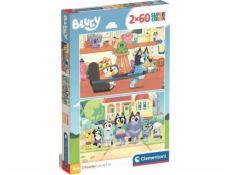 Clementoni Puzzle 2x60 dílků Bluey