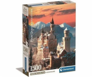 Clementoni Puzzle 1500 dílků Kompaktní Neuschwanstein