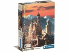 Clementoni Puzzle 1500 dílků Kompaktní Neuschwanstein