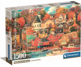 Clementoni Puzzle 1500 dílků Kompaktní Good Times Harbor
