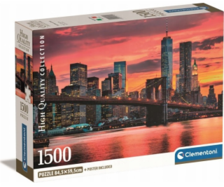 Clementoni Puzzle 1500 dílků Kompaktní East River za soum...