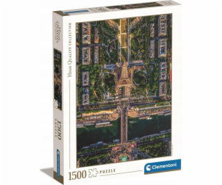 Clementoni Puzzle Let nad Paříží 1500 dílků