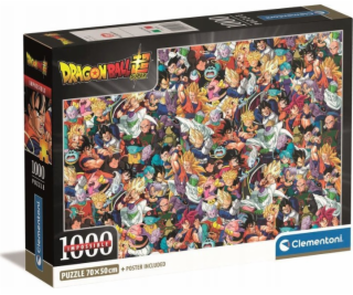 Clementoni Puzzle 1000 dílků Kompaktní anime Dragon Ball