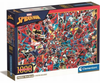 Clementoni Puzzle 1000 dílků Kompaktní Spider-Man