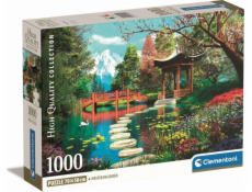 Clementoni 1000dílné kompaktní puzzle Fuji Garden