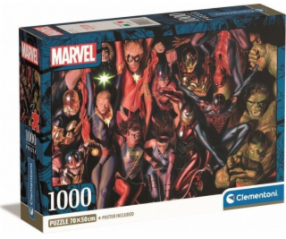 Clementoni Puzzle 1000 dílků Kompaktní Marvel The Avengers