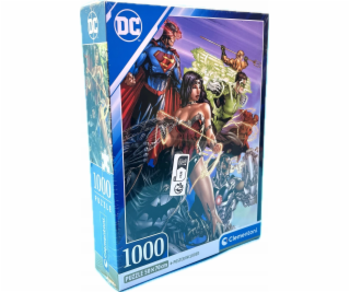 Clementoni Puzzle 1000 dílků Kompaktní DC Comics Liga spr...
