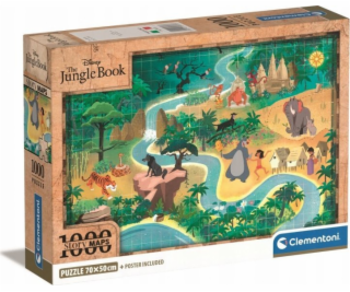 Clementoni 1000dílné puzzle Kompaktní mapy příběhů Kniha ...