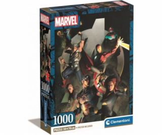 Clementoni Puzzle 1000 dílků Kompaktní Marvel The Avengers