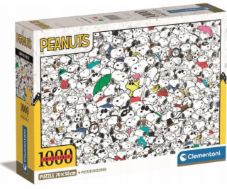 Clementoni Puzzle 1000 dílků Kompaktní Impossible Peanuts