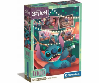Clementoni Puzzle 1000 dílků Kompaktní Disney Stitch