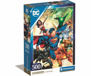 Clementoni Puzzle 500 dílků Kompaktní DC Comics Liga spra...