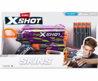 ZURU X-Shot Vystřelovač SKINS FLUX (8 šipek) Crucifer