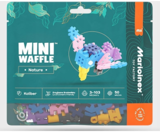 Marioinex Mini vaflové kostky Nature - Kolibřík 50 dílků