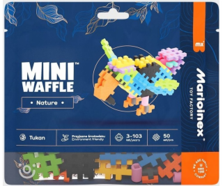 Marioinex Mini vaflové kostky Nature Blocks - Tukan 50 dílků