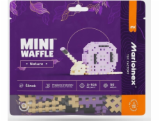 Marioinex Mini vafle Nature kostky - Šnek 50 kusů